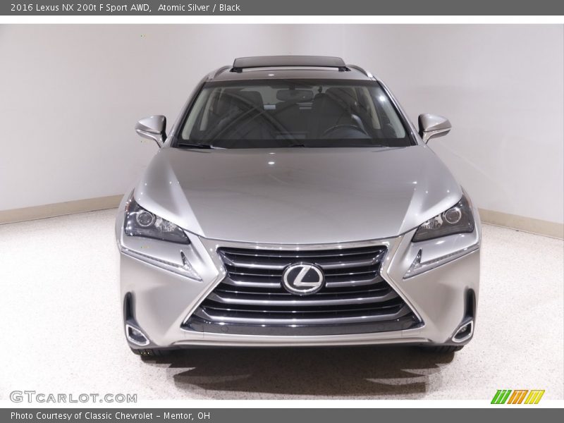 Atomic Silver / Black 2016 Lexus NX 200t F Sport AWD