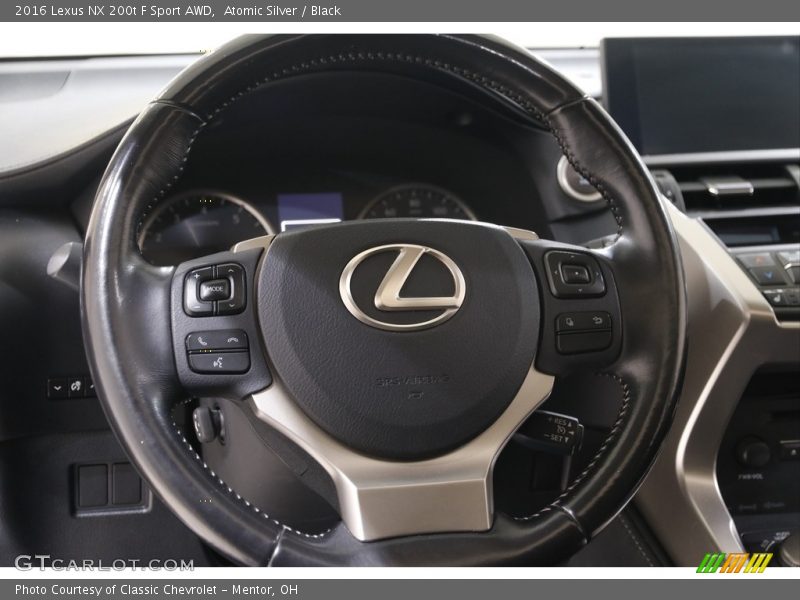 Atomic Silver / Black 2016 Lexus NX 200t F Sport AWD