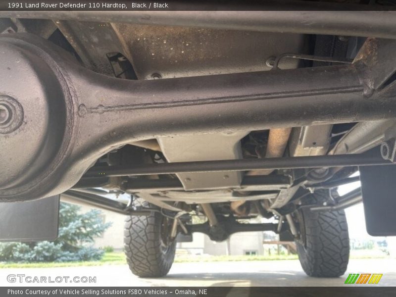 Black / Black 1991 Land Rover Defender 110 Hardtop