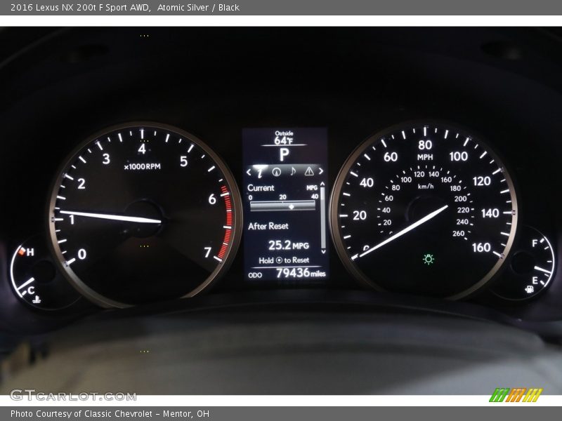 Atomic Silver / Black 2016 Lexus NX 200t F Sport AWD