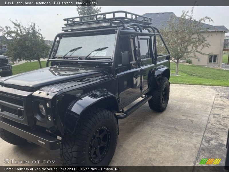 Black / Black 1991 Land Rover Defender 110 Hardtop