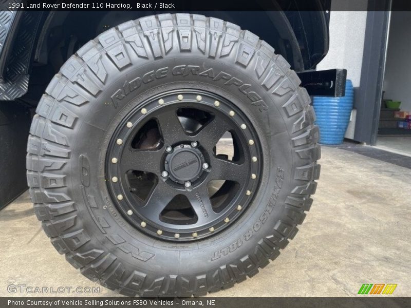 Black / Black 1991 Land Rover Defender 110 Hardtop