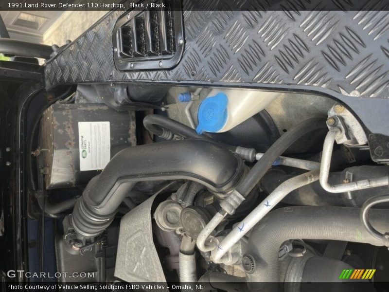 Black / Black 1991 Land Rover Defender 110 Hardtop