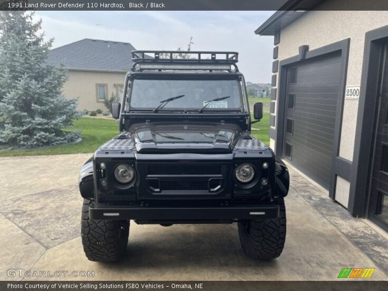 Black / Black 1991 Land Rover Defender 110 Hardtop