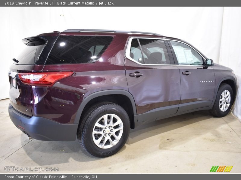 Black Current Metallic / Jet Black 2019 Chevrolet Traverse LT