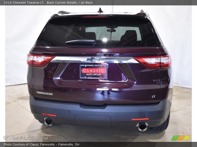 Black Current Metallic / Jet Black 2019 Chevrolet Traverse LT