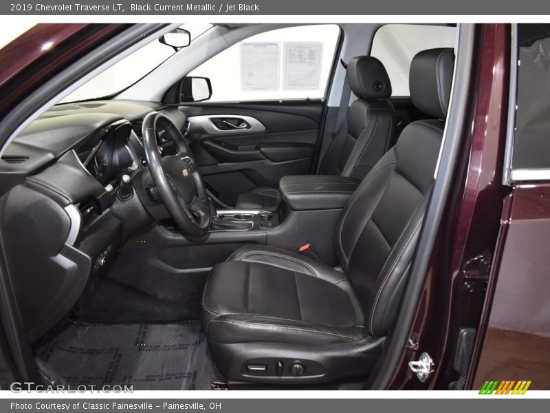 Black Current Metallic / Jet Black 2019 Chevrolet Traverse LT