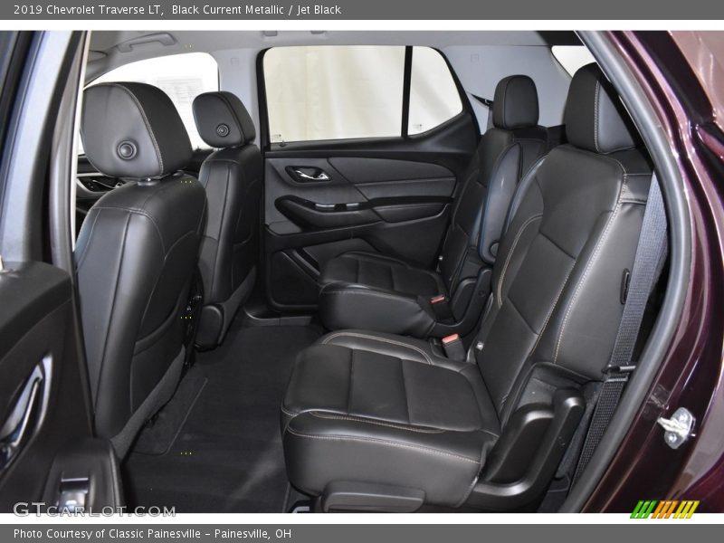 Black Current Metallic / Jet Black 2019 Chevrolet Traverse LT