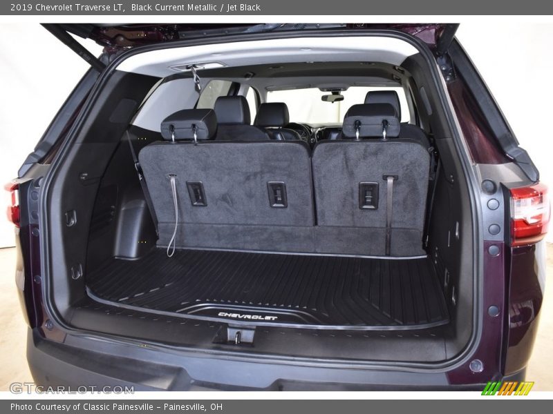 Black Current Metallic / Jet Black 2019 Chevrolet Traverse LT