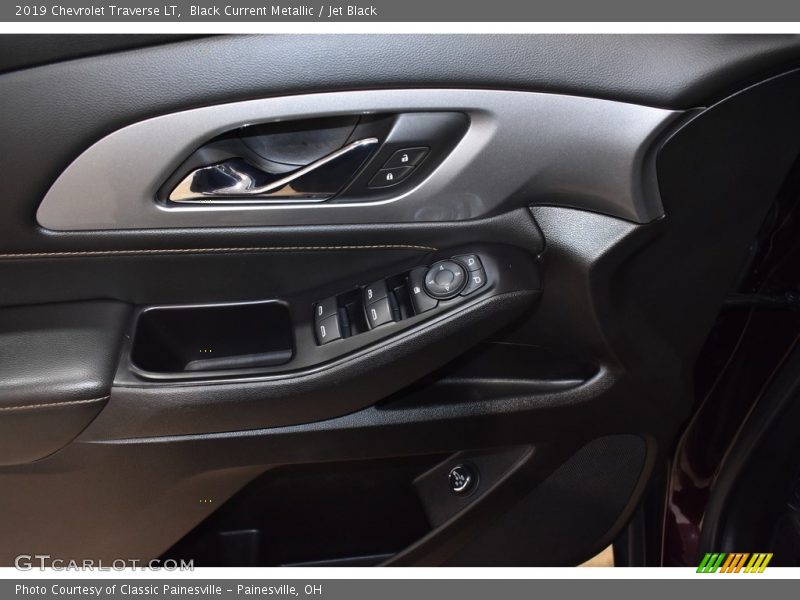 Black Current Metallic / Jet Black 2019 Chevrolet Traverse LT