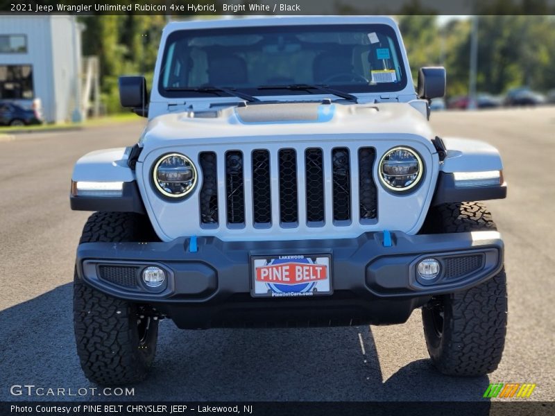 Bright White / Black 2021 Jeep Wrangler Unlimited Rubicon 4xe Hybrid