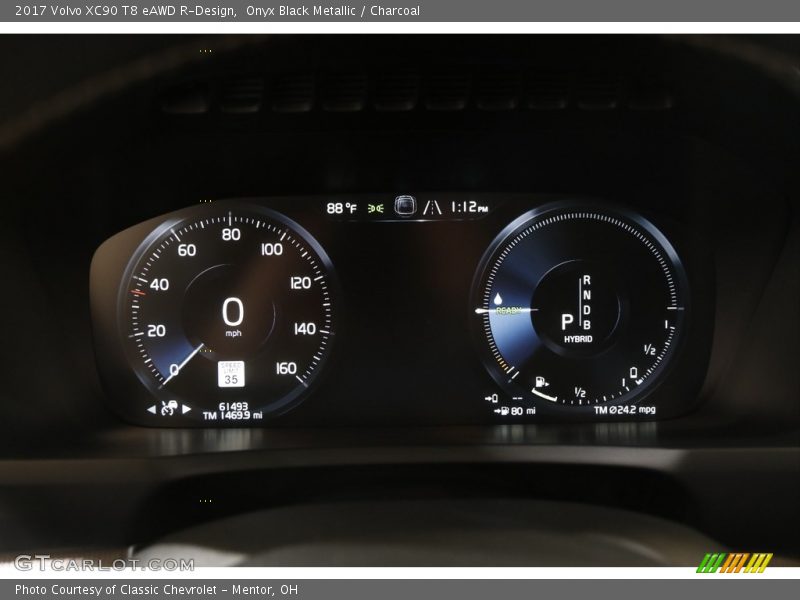  2017 XC90 T8 eAWD R-Design T8 eAWD R-Design Gauges