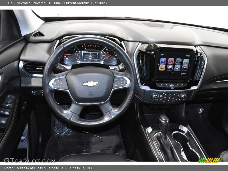 Black Current Metallic / Jet Black 2019 Chevrolet Traverse LT