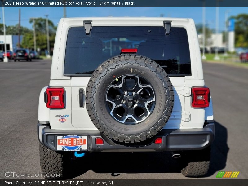 Bright White / Black 2021 Jeep Wrangler Unlimited Rubicon 4xe Hybrid