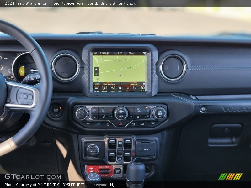 Bright White / Black 2021 Jeep Wrangler Unlimited Rubicon 4xe Hybrid