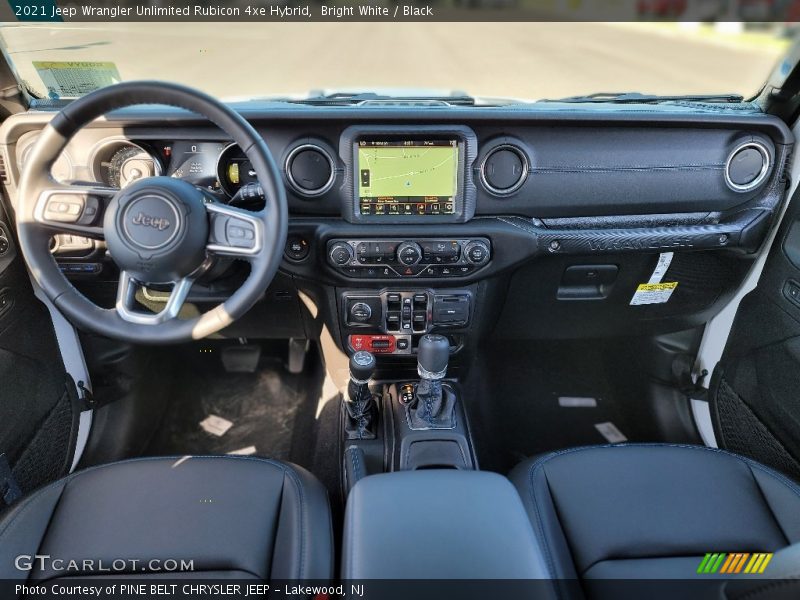Bright White / Black 2021 Jeep Wrangler Unlimited Rubicon 4xe Hybrid