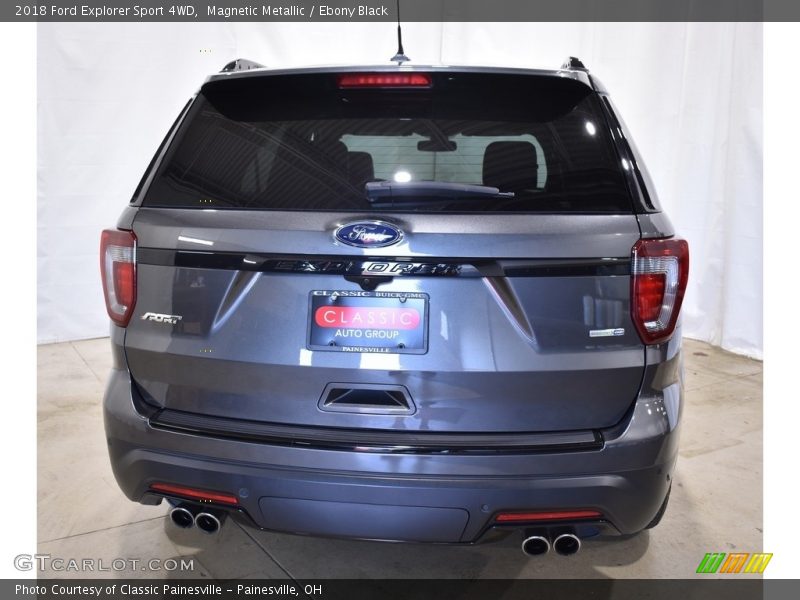 Magnetic Metallic / Ebony Black 2018 Ford Explorer Sport 4WD