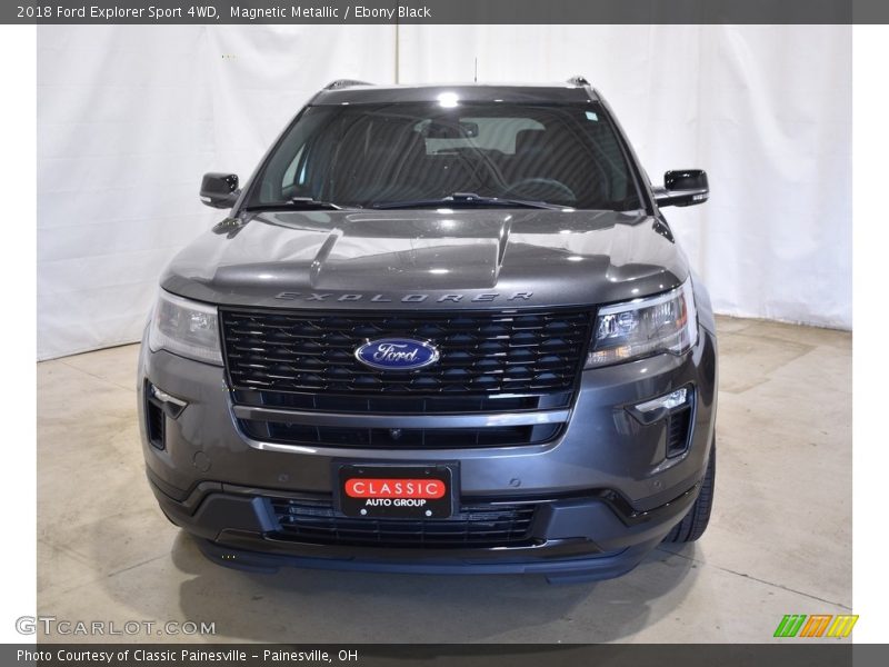 Magnetic Metallic / Ebony Black 2018 Ford Explorer Sport 4WD