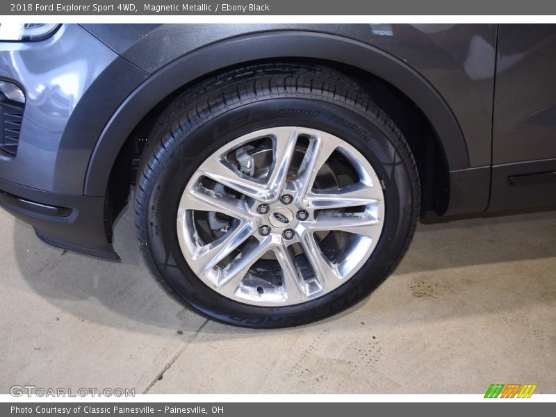 Magnetic Metallic / Ebony Black 2018 Ford Explorer Sport 4WD