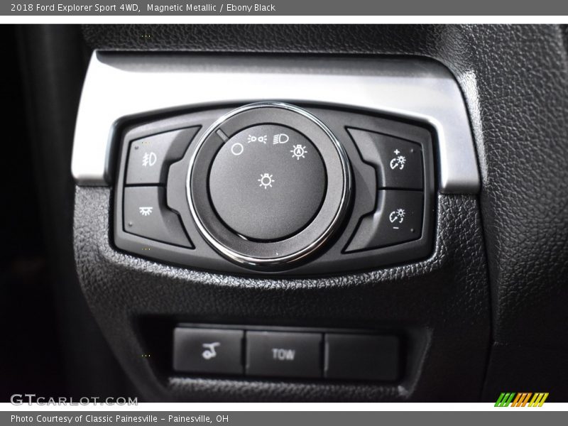 Magnetic Metallic / Ebony Black 2018 Ford Explorer Sport 4WD