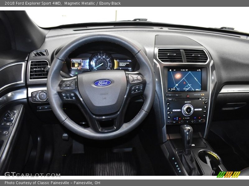 Magnetic Metallic / Ebony Black 2018 Ford Explorer Sport 4WD