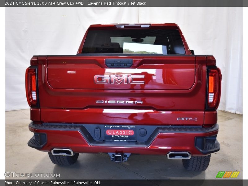 Cayenne Red Tintcoat / Jet Black 2021 GMC Sierra 1500 AT4 Crew Cab 4WD