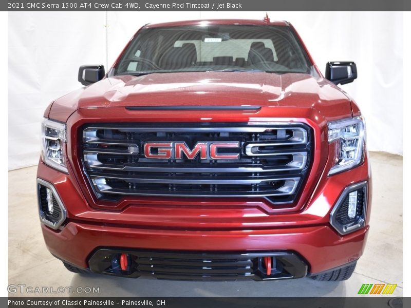 Cayenne Red Tintcoat / Jet Black 2021 GMC Sierra 1500 AT4 Crew Cab 4WD