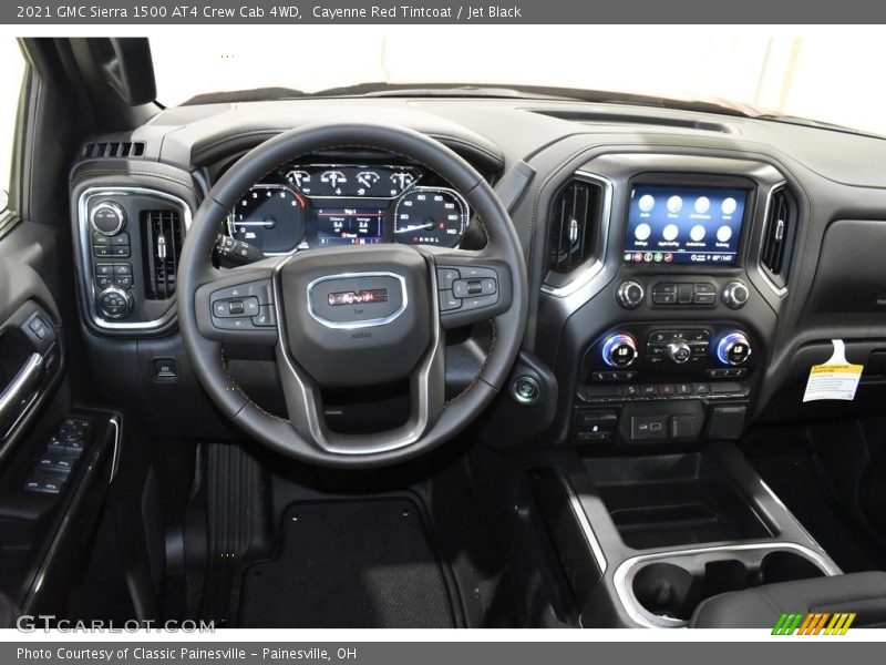 Cayenne Red Tintcoat / Jet Black 2021 GMC Sierra 1500 AT4 Crew Cab 4WD