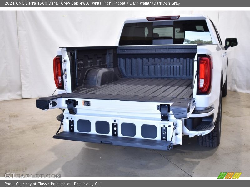 White Frost Tricoat / Dark Walnut/Dark Ash Gray 2021 GMC Sierra 1500 Denali Crew Cab 4WD