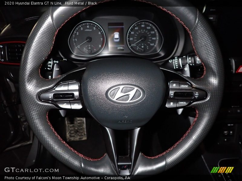 Fluid Metal / Black 2020 Hyundai Elantra GT N Line