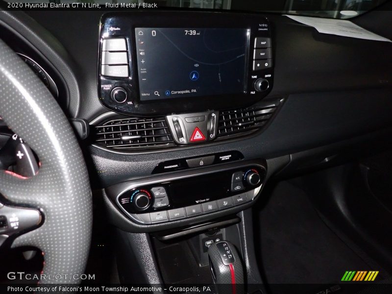 Fluid Metal / Black 2020 Hyundai Elantra GT N Line