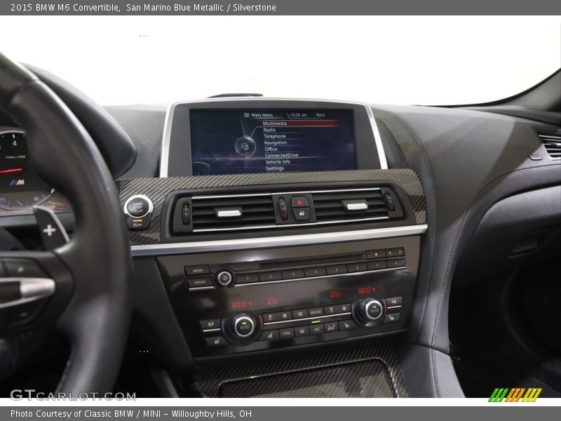 Controls of 2015 M6 Convertible