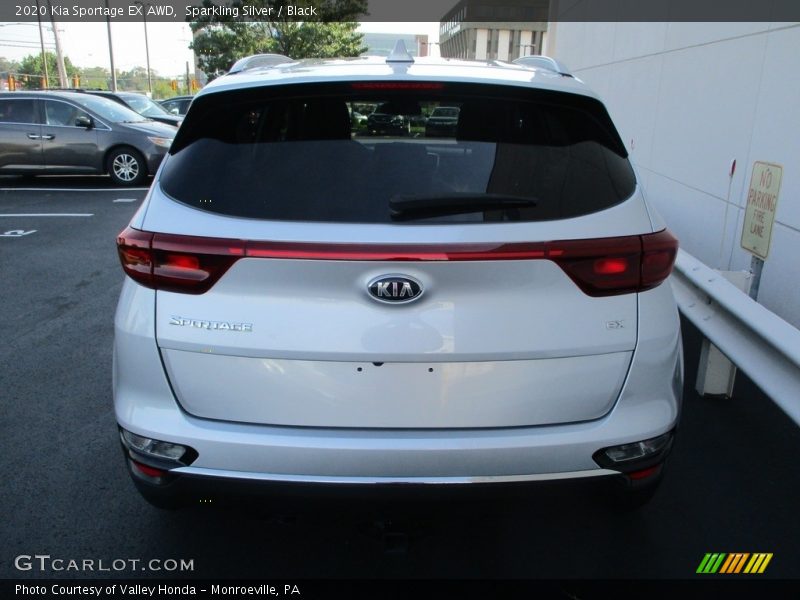 Sparkling Silver / Black 2020 Kia Sportage EX AWD