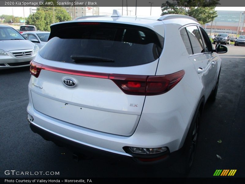 Sparkling Silver / Black 2020 Kia Sportage EX AWD