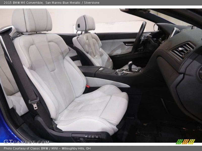 Front Seat of 2015 M6 Convertible