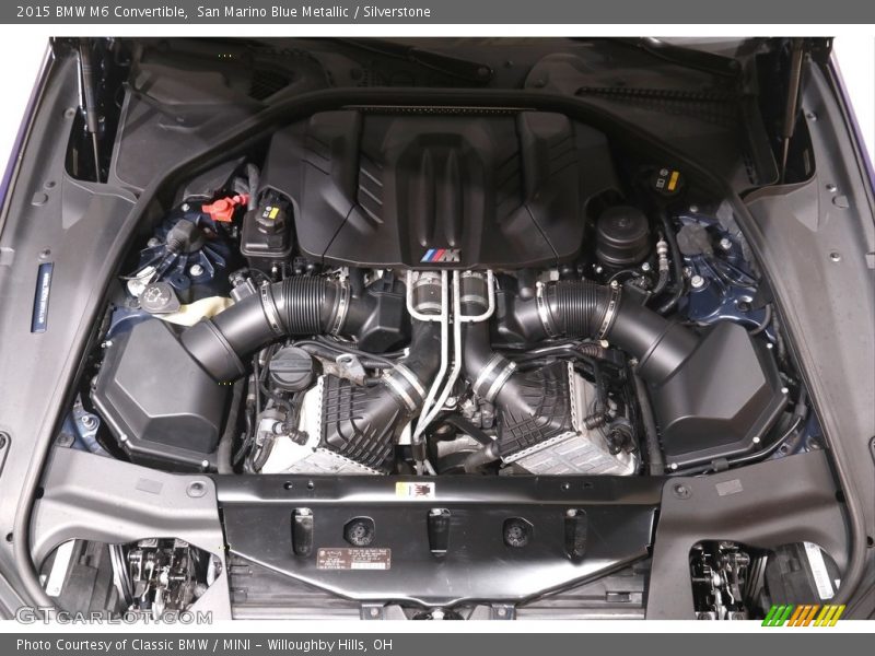  2015 M6 Convertible Engine - 4.4 Liter M TwinPower Turbocharged DI DOHC 32-Valve VVT V8