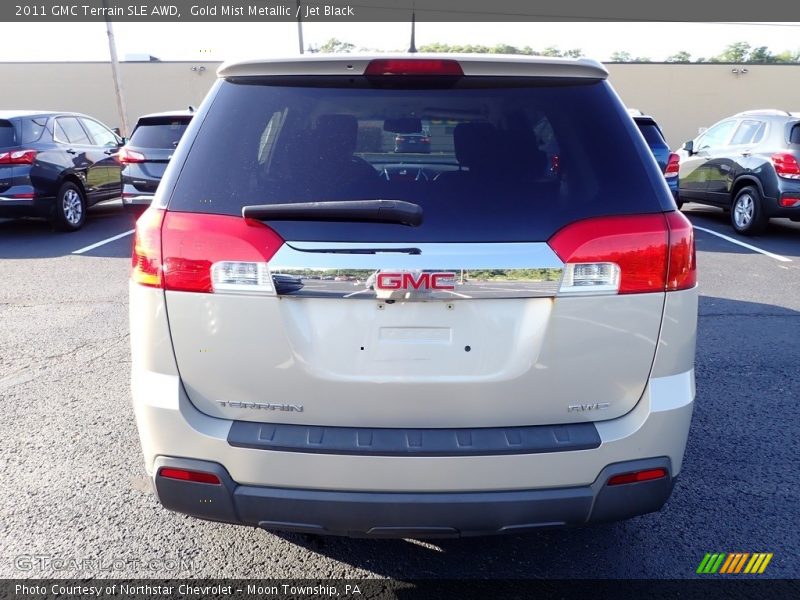 Gold Mist Metallic / Jet Black 2011 GMC Terrain SLE AWD