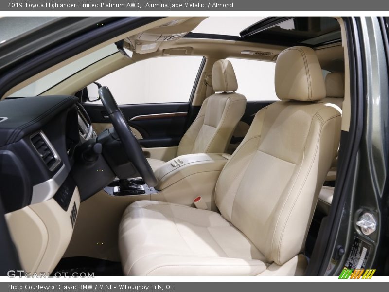 Alumina Jade Metallic / Almond 2019 Toyota Highlander Limited Platinum AWD