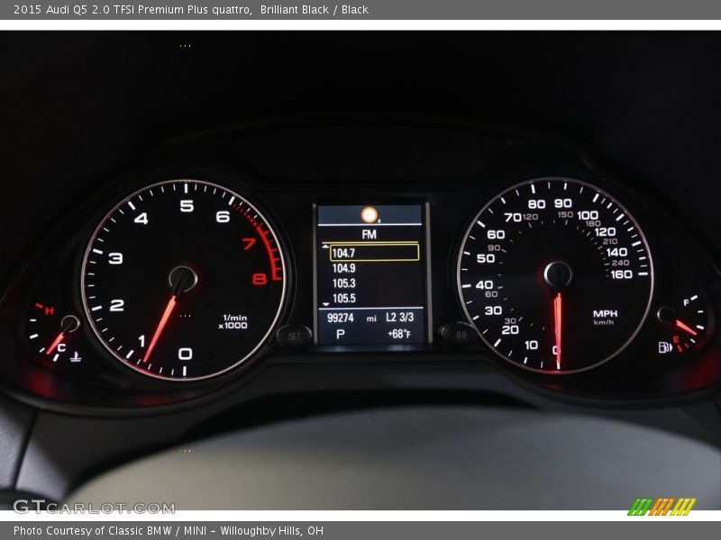 Brilliant Black / Black 2015 Audi Q5 2.0 TFSI Premium Plus quattro