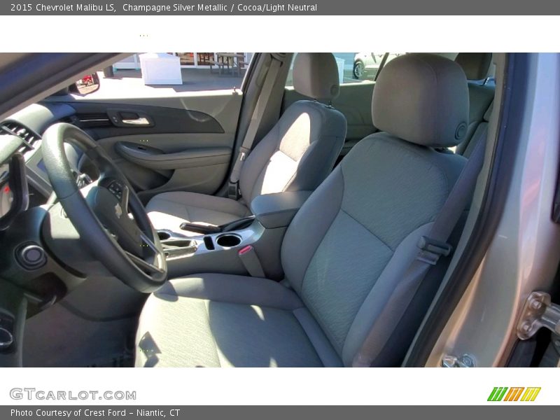 Champagne Silver Metallic / Cocoa/Light Neutral 2015 Chevrolet Malibu LS