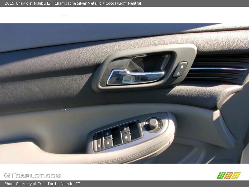 Champagne Silver Metallic / Cocoa/Light Neutral 2015 Chevrolet Malibu LS