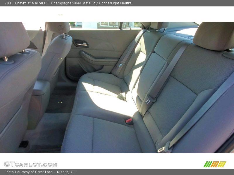 Champagne Silver Metallic / Cocoa/Light Neutral 2015 Chevrolet Malibu LS