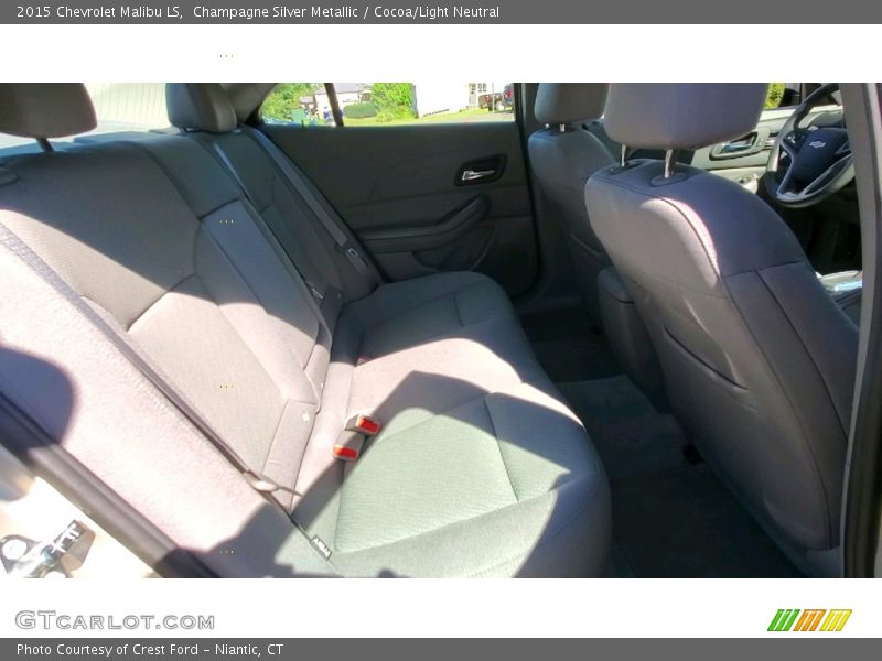 Champagne Silver Metallic / Cocoa/Light Neutral 2015 Chevrolet Malibu LS