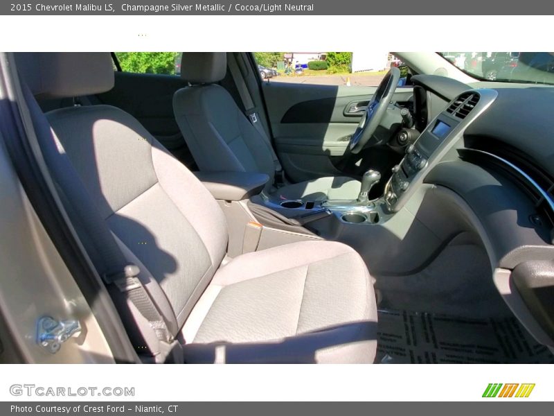Champagne Silver Metallic / Cocoa/Light Neutral 2015 Chevrolet Malibu LS