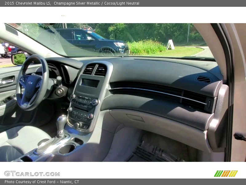 Champagne Silver Metallic / Cocoa/Light Neutral 2015 Chevrolet Malibu LS