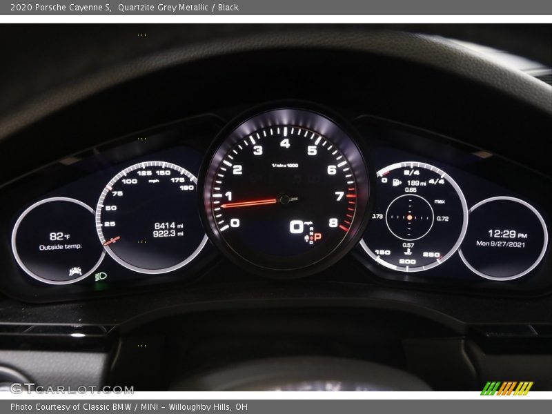  2020 Cayenne S S Gauges