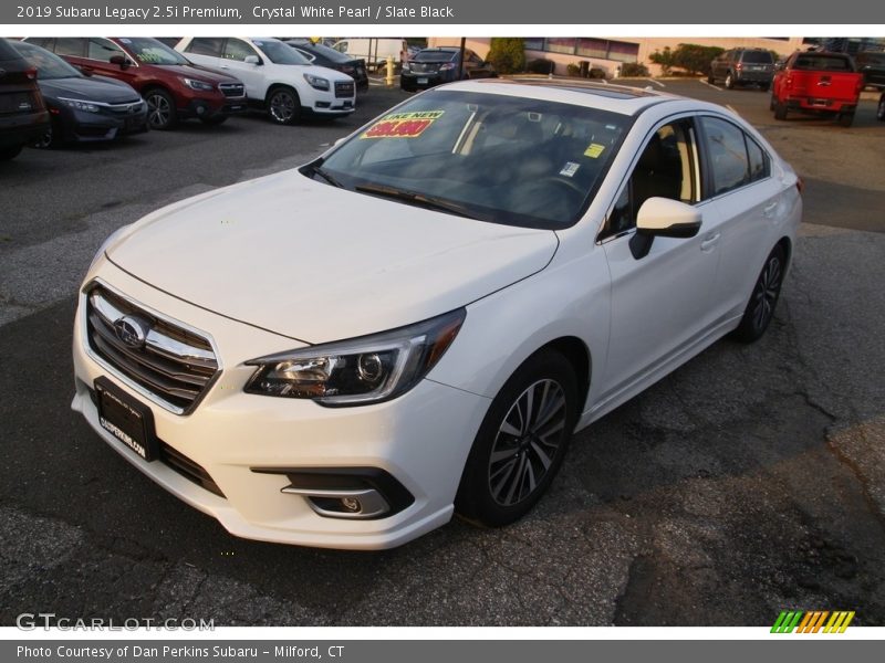 Crystal White Pearl / Slate Black 2019 Subaru Legacy 2.5i Premium