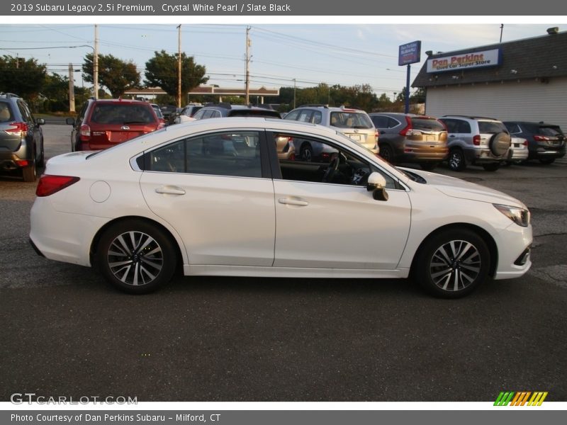 Crystal White Pearl / Slate Black 2019 Subaru Legacy 2.5i Premium