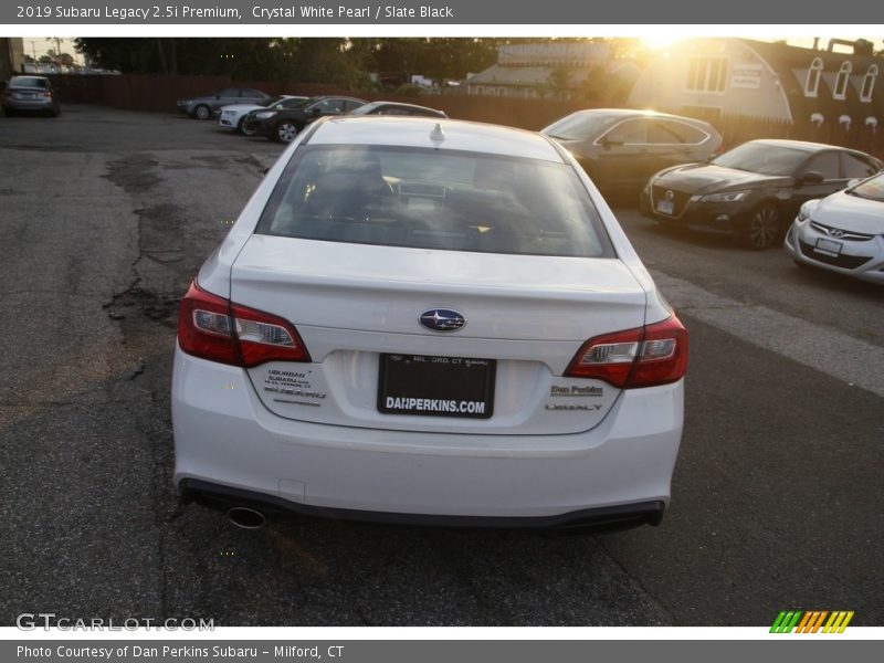 Crystal White Pearl / Slate Black 2019 Subaru Legacy 2.5i Premium