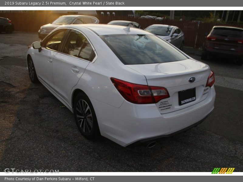 Crystal White Pearl / Slate Black 2019 Subaru Legacy 2.5i Premium